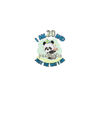 PANDASTIC 20 model alb pe tricou