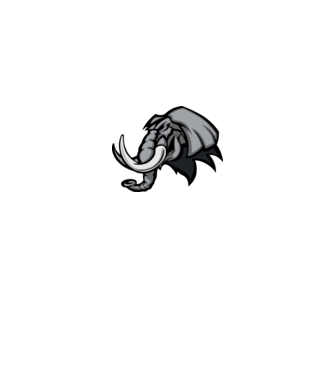 Elephant model gri pe tricou