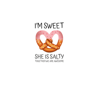 Sweet Friend model alb pe tricou