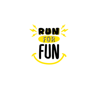 Run for fun model roșu pe tricou