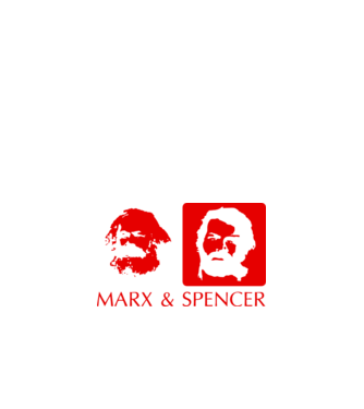 MARX and Spencer model negru pe tricou