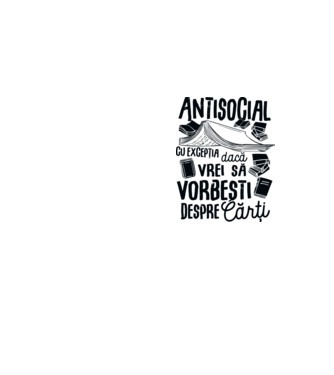 Antisocial, cu excepția dacă vrei să vorbești despre cărți-01 model galben neon pe tricou