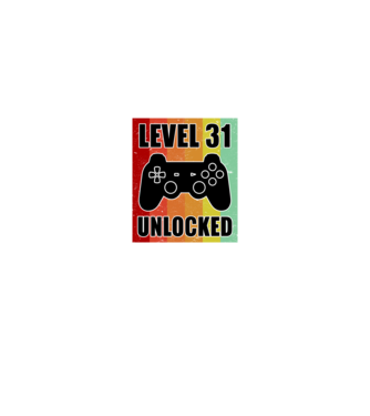 level 31 unlocked retro gamer model negru pe tricou
