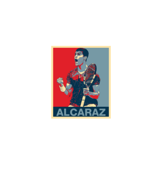 Carlos Alcaraz model  pe tricou
