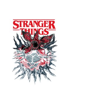 DEMOGORGON model negru pe tricou