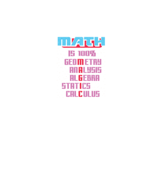 MATH magic retro prespălat model turcoaz pe tricou