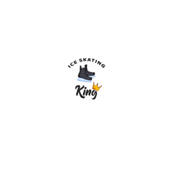 Ice skatin King model negru pe tricou