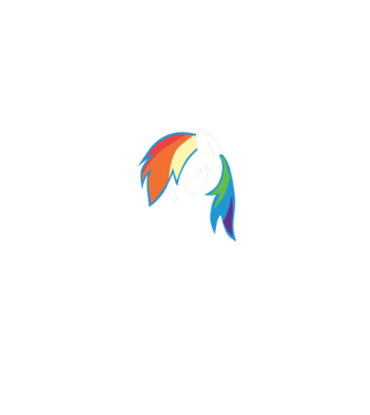 Rainbow Dash model turcoaz pe tricou