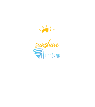 September Girls are Sunshine mixed with a little Hurricane model negru pe tricou