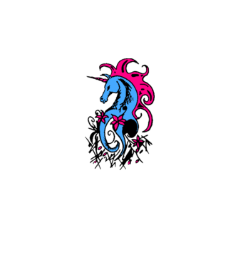 pegasus model alb pe tricou