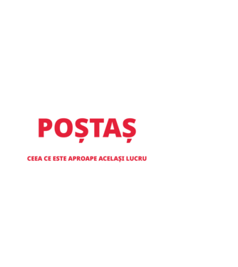 Supererou poştaş model negru pe tricou