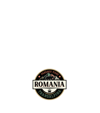 România transalpina model albastru închis pe tricou