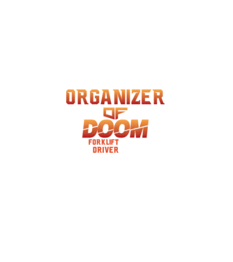 organizer of DOOM model negru pe tricou