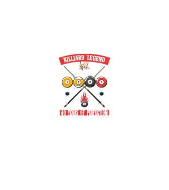 Billiard legend born in 1983 model negru pe tricou