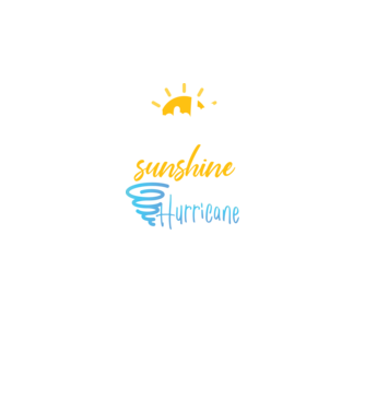 September Girls are Sunshine mixed with a little Hurricane model negru pe tricou