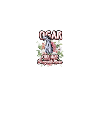 Ogar - picioare lungi dragoste multă model alb pe tricou