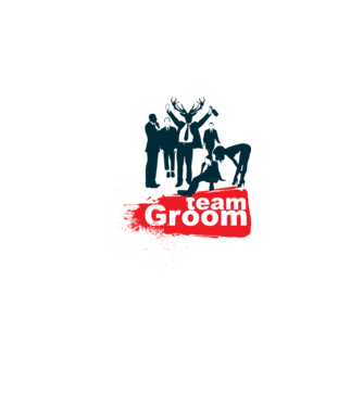 Reservoir Groom Team model alb pe tricou