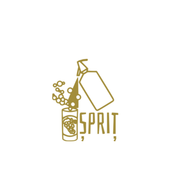 Șpriț model negru pe tricou
