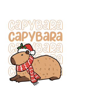 Xmas Cappy model negru pe tricou