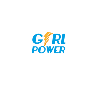GirlPower model negru pe tricou