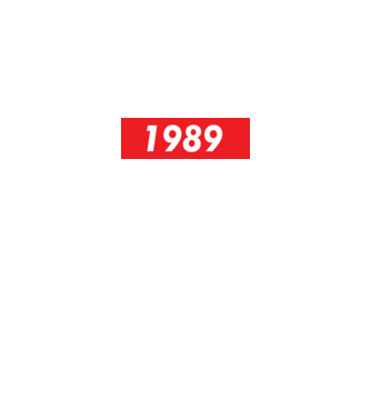 Supreme Birthday 1989 model negru pe tricou