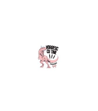 Vorbesc cu tine! #mamasaurus model gri pe tricou