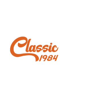 1984 Classic model alb pe tricou