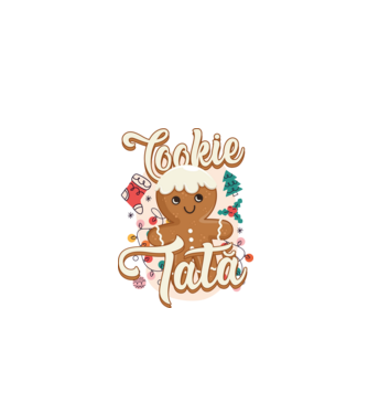 Cookie tată model alb pe tricou