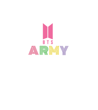 BTS ARMY model negru pe tricou