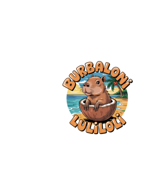 Burbaloni Luliloli model negru pe tricou