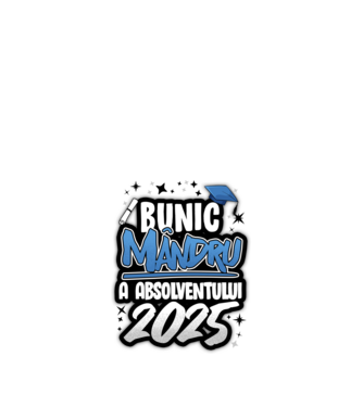 Bunic MÂNDRU a absolventului model alb pe tricou