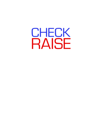 Check Raise model negru pe tricou