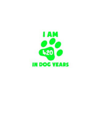 Dog Year - 420 model albastru închis pe tricou