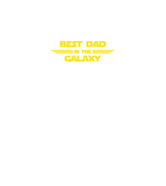 Best dad in the galaxy model verde neon pe tricou