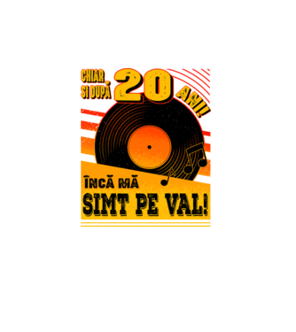 Încă mă simt pe val! 20 model turcoaz pe tricou