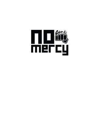 No mercy cobra kai model alb pe tricou