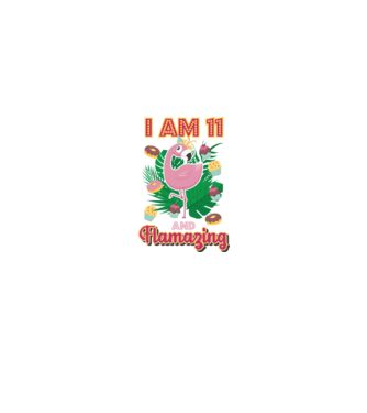 FLAMAZING Birthday 11 Years old model alb pe tricou