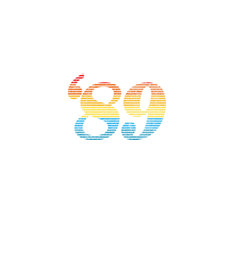 Retro Birthday 1989 model negru pe tricou