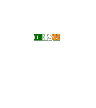 Everyone is irish flag model negru pe tricou