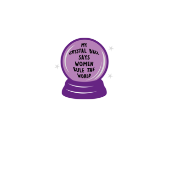 Women rule the world model negru pe tricou