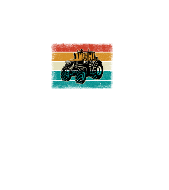 TRACTOR model negru pe tricou