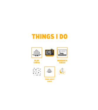 Things I do in my spare time model negru pe tricou