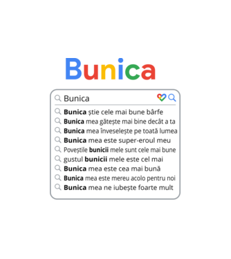 căutare Google Bunica model nisipiu pe tricou