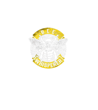 Bee Whisperer model negru pe tricou