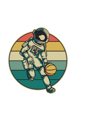 SpaceBall model negru pe tricou