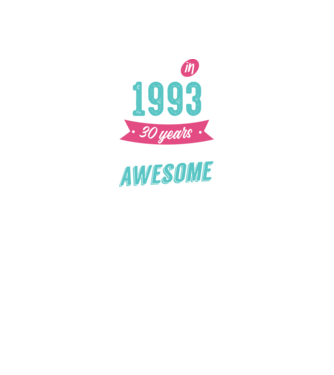 Made in 1993 model negru pe tricou
