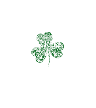 Everyone is irish shamrock model negru pe tricou