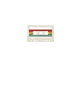 retro tape 1973 vintage model negru pe tricou