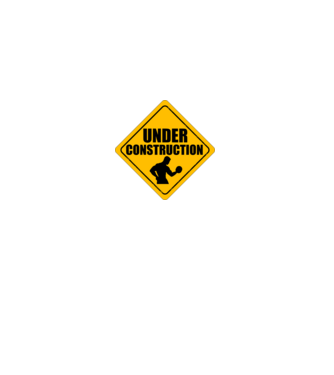 Under Construction model negru pe tricou