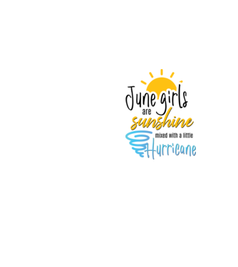 June Girls are Sunshine mixed with a little Hurricane model galben neon pe tricou